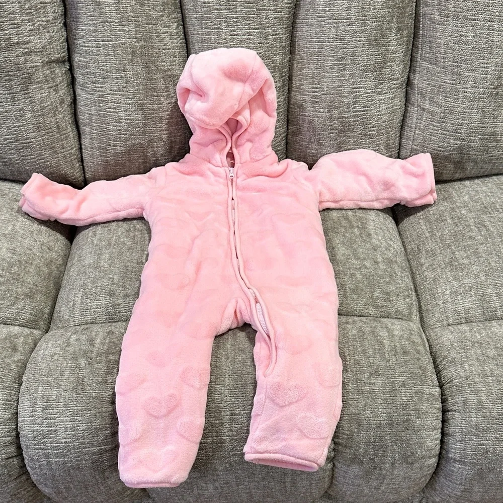 The Children's Place Pink Hooded One Piece